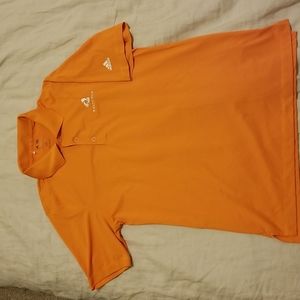 Men's Medium Orange Adidas puremotion Golf Polo Shirt